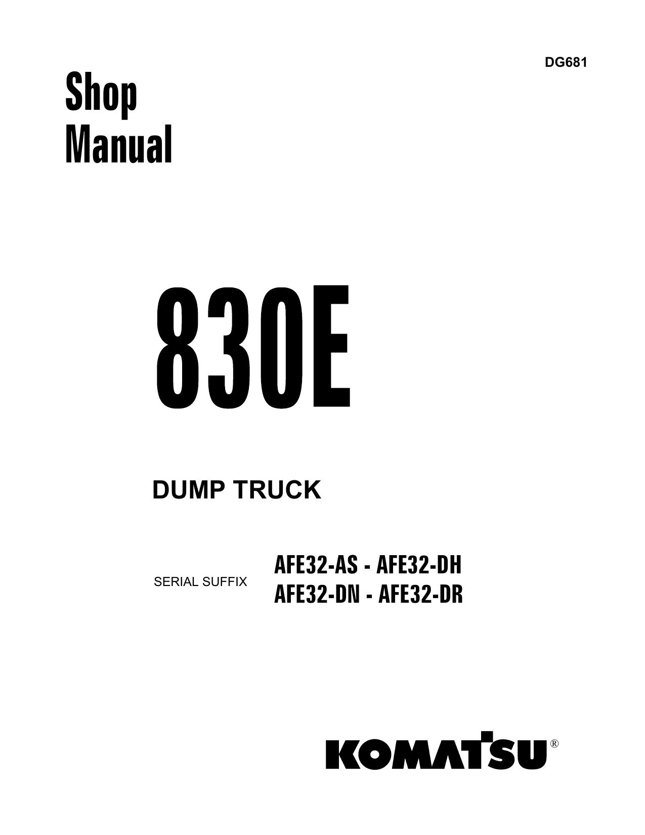 830E Shop Manual (2) SM